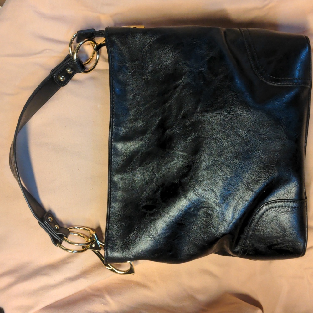 Foxer Large  Black Purse